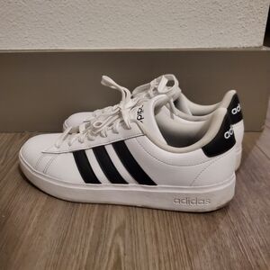 Adidas White and Black Sneakers